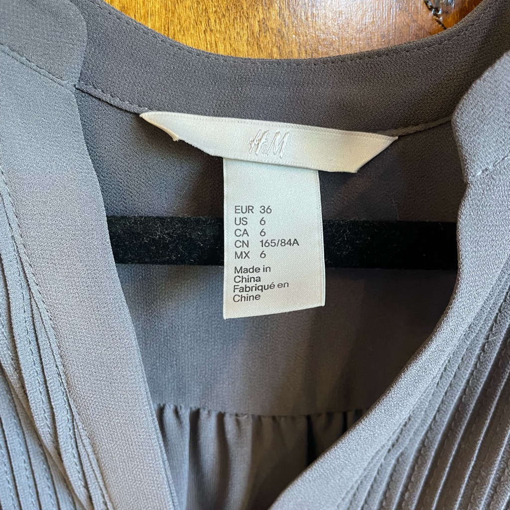 Grey/Purple Button Down